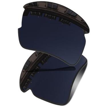 Imagem de Vonxyz Lentes de substituição para óculos de sol Oakley Flak 2.0 XL OO9188 – preto invisível polarizado