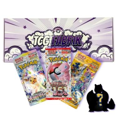 Imagem de Japanese Packs for Pokemon Bundle Authentic Factory Sealed Booster Packs (3 Packs in Total) (1X 151 1X Terastal Festival 1X VSTAR Universe (3 Packs / 27 Cards in Total))
