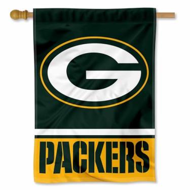 Imagem de Bandeira de casa dos dois lados da WinCraft Green Bay Packers
