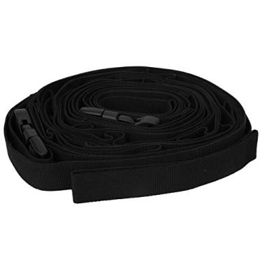 Imagem de Barraca pendurada corda de acampamento ao ar livre com 19 anéis poliéster pesado pendurado corda para acampamento para camping mochila engrenagem de sobrevivência de emergência de