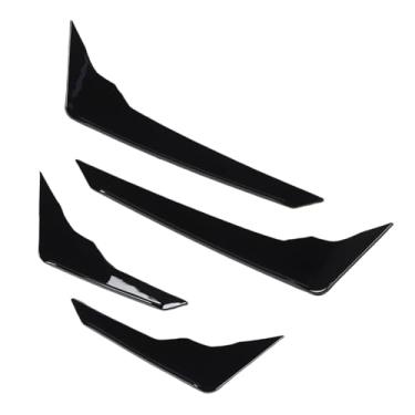 Imagem de Keenso Spoiler Lateral do Pára-choque Dianteiro, Acabamento Aerodinâmico de Acabamento Em Ventilação de Ar, para a Linha SF S 2021-2024 (Preto brilhante)