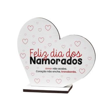 Imagem de Lembrancinhas Coração MDF Feliz dia dos Namorados - Criptonita, KIT 15
