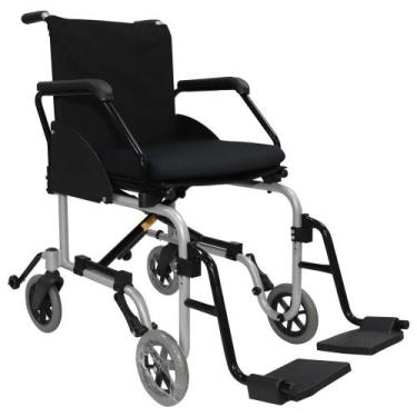 Imagem de Cadeira De Rodas Taipu Compacta 44X42 Prata Antit. Jaguaribe