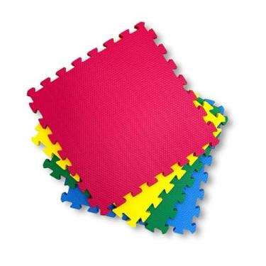 Imagem de Kit 6 Tatame Tapete Eva Emborrachado Linha Premium 50x50 10mm (Colorido)