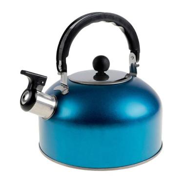 Imagem de Chaleira Inox Com Tampa 1,8 Litros com Apito e Alça Termica - Art Hous