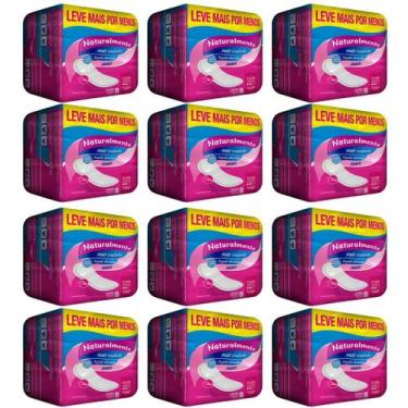 Imagem de Absorvente Sem Abas Kit 12 Pacotes com 8 Unidades Naturalmente Gel Mai