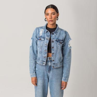 Imagem de Jaqueta Jeans Feminina Disparate-Feminino