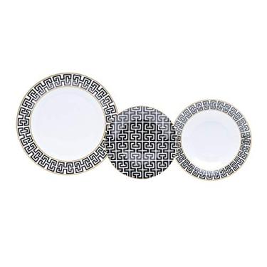 Imagem de BAIXELA 18 PRATOS DE PORCELANA SUPER WHITE EGYPT