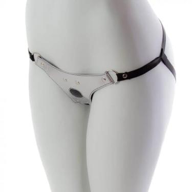 Imagem de Cinta Com Elástico Prata Com Argola - Coleção Fetiche, Lovetoys, Prata