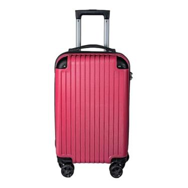 Imagem de Mala de Bordo 10KG ABS Florença Leve Giratória Viagem (Rosa Melancia)
