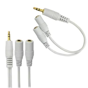 Imagem de Adaptador Divisor Multiplicador De Cabo P2 Y 1 Macho E 2 Fêmea, Chip Sce, Stereo, 2 Canais Vias - 018-7706