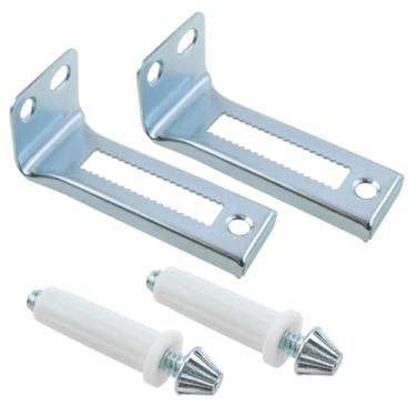 Imagem de AYLIFU Kit de ferragens de porta dobrável para porta de celeiro dobrável prata para portas de bolso dobráveis portas sanfonadas e portas de celeiro, 2 peças