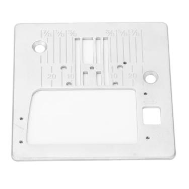 Imagem de Máquina de costura Placa de agulha resistente q235 Espelho de aço Substituição da placa de garganta Substituição para cantor HD6600 HD6605 CHD6700 HD6705 JUKI HZL HT710 HT740