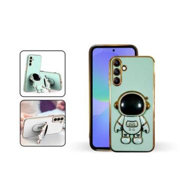 Imagem de Capinha Compatível com Samsung A36 A56 Suporte Astronauta - Genérica, 