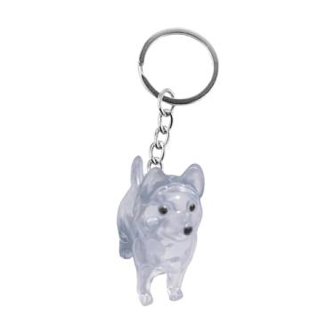 Imagem de Kokiya Chaveiro para cachorro, chaveiro coletor de pelos de animais de estimação, multifuncional, leve, presente memorial para animais de estimação, bolsa, Style G