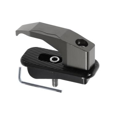 Imagem de REPAIROCK Gancho de suspensão de motocicleta retangular suporte de mala de capacete de motocicleta para scooters bicicletas liga de alumínio parafuso de tom de titânio chave hexagonal