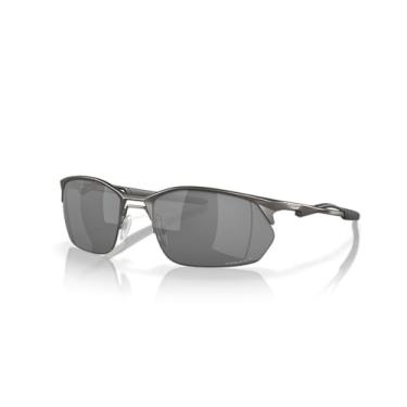 Imagem de Óculos de Sol Oakley Wire Tap 2.0 0OO4145 414502 Tam 60 / Chumbo Fosco - Lentes Prizm Black
