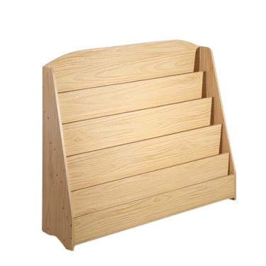 Imagem de Estante de livros para sala de aula, 5 andares, estante de madeira, estante de chão estreito, organizador de estante para quarto, sala de estar