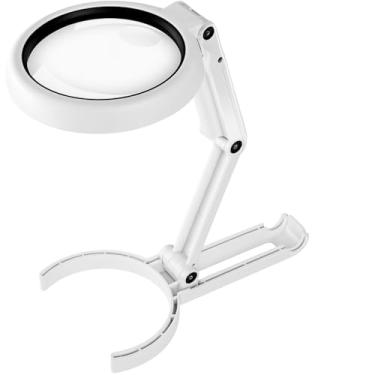 Imagem de Lupa Premium 30x Dobrável com Luz  LED 2 Níveis  |  Leitura, Joias, Moedas, Envelhecimento Visual