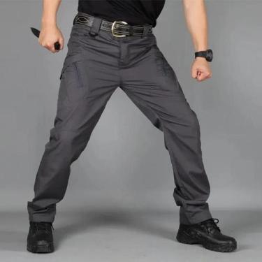 Imagem de Calça Cargo Tática Militar Masculina - À Prova D'Água e Resistente ao 