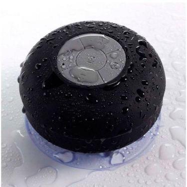 Imagem de Mini Caixa Caixinha Som Portátil Bluetooth Resistente À Água PRETA - M