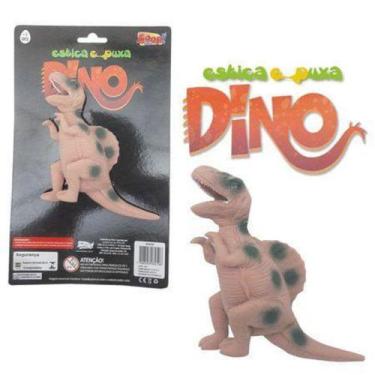 Imagem de Dinossauro Estica e Puxa - Zoop Toys, Marron