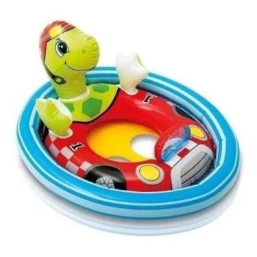 Imagem de Boia De Cintura com Fralda Tartaruga Intex Infantil piscina