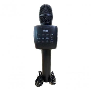 Imagem de Microfone Bluetooth Karaokê Youtuber Repórter Podcast Kd8202 Preto
