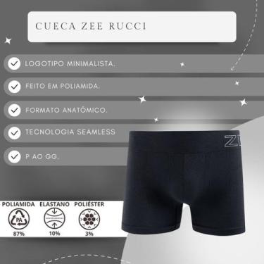 Imagem de Cueca Boxer Masculina Zee Rucci Microfibra Confortável Sem Costura - Z