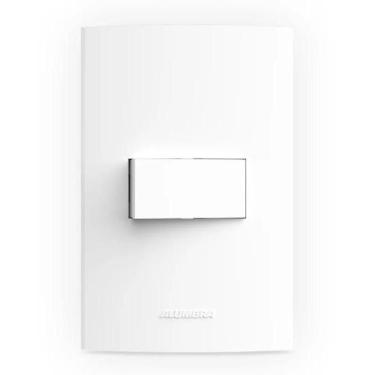 Imagem de Conjunto Interruptor Simples 4x2 Branco Inova Pro - Alumbra