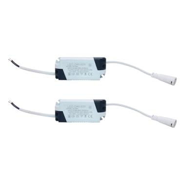 Imagem de Qimoo Driver de LED 18~24W, corrente constante 300mA CA 85~265V saída 54~100V DC conector fêmea fonte de alimentação externa transformador retificador para luz de teto LED