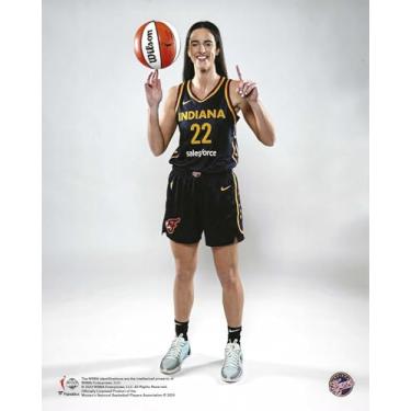 Imagem de Caitlin Clark Indiana Fever 2025 Retrato de novato – Pôster fotográfico 11×14 | Arte de parede da temporada de estreia da WNBA para fãs e presente