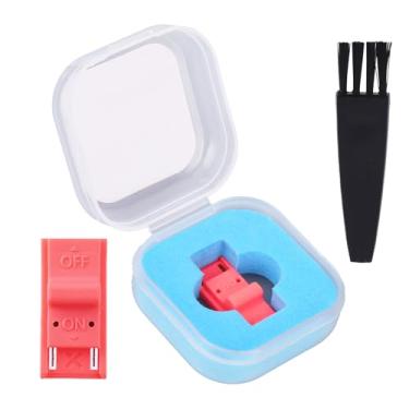 Imagem de BTFO Clipe RCM Compatível com Switch Consola, Carregador RCM de Plástico Ferramenta Curto-Circuito Jig com Escova Limpeza Pó para Acessórios Recuperação de Consolas Videojogos