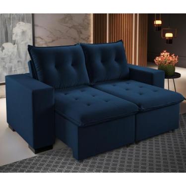 Imagem de Estofado 3 Lugares Porsche Azul - Casa Giulia