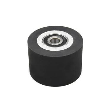 Imagem de 1 peça 75x50mm Roda de contato de borracha Esmerilhadeira de suporte traseiro Roda intermediária, S 6202 instalado 12,7