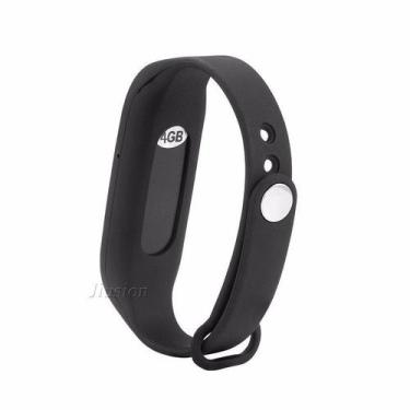 Imagem de Gravador de voz de áudio 8GB 140 Horas gravando pulseira digital espor