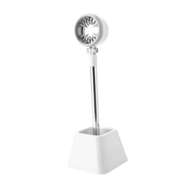 Imagem de Kokiya Suporte para secador de cabelo com rotação de 180 graus e ângulo ajustável, para sala de maquiagem, salão de beleza, banheiro, penteadeira, uso diário, Branco