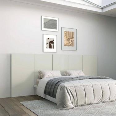 Imagem de Cabeceira Queen 280cm Lisa TW160 Off White Dalla Costa