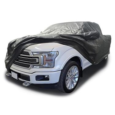 Imagem de CarsCover Capa personalizada para 2001-2024 Ford F150 Crew Cab 1,7 m Short Bed Box Truck Car Cover Premium Xtrashield Preto