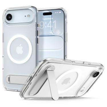 Imagem de Capa Spigen para iPhone 17 Air, Ultra Hybrid S [MagFit] projetada para Apple iPhone 17 Air - Branco transparente