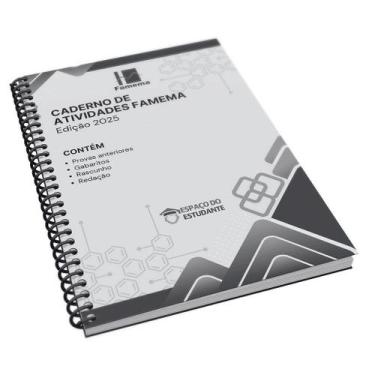 Imagem de Apostila FAMEMA 2025 - 422 Páginas com Gabarito Oficial para Vestibula