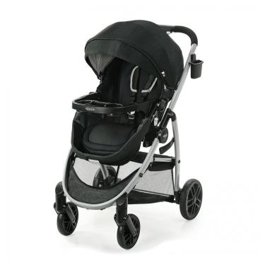 Imagem de Carrinho de bebê Graco Modes Pramette com Modo True Pram, Assento reversível e Dobra de Uma Mão, Preto