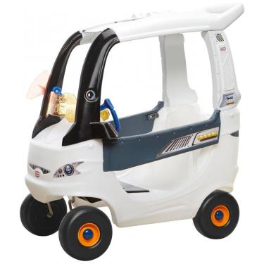 Imagem de Carro de Passeio Infantil com Efeitos Sonoros para Crianças de até 22 Kg, Little Tikes, Branco