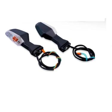 Imagem de GRJQRKHZ Luz de seta de motocicleta para K&awasaki Versys650 2015-2022 Luz de seta traseira para motocicleta Lâmpada indicadora de freio traseiro acessórios de motocicleta