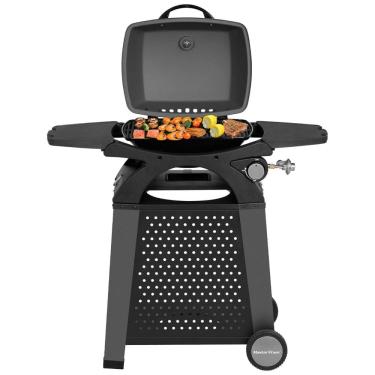 Imagem de Churrasqueira a Gás 11.500 BTU com 1 Queimador em Aço Inoxidável, MASTER COOK, Preto