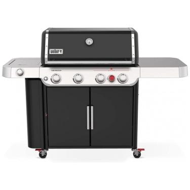Imagem de Churrasqueira a Gás com 4 Queimadores e 1 Queimador Lateral, Weber Genesis E 435, Preta