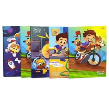 Imagem de Caderno Brochura Grande 80 Folhas Turma Do Duda 5 Unidades - Jandaia