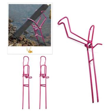 Imagem de Suporte Vara de Pesca em Aço Regulável com Manivela Barranco 38cm Fluo