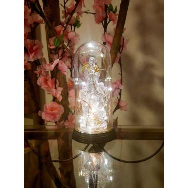 Imagem de Luminária Imagem Nossa Senhora Desatadora Dos Nós Maria Redoma e Luzes