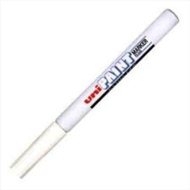 Imagem de Marcador permanente extra fina PX-203 Uni Paint branco - Cis